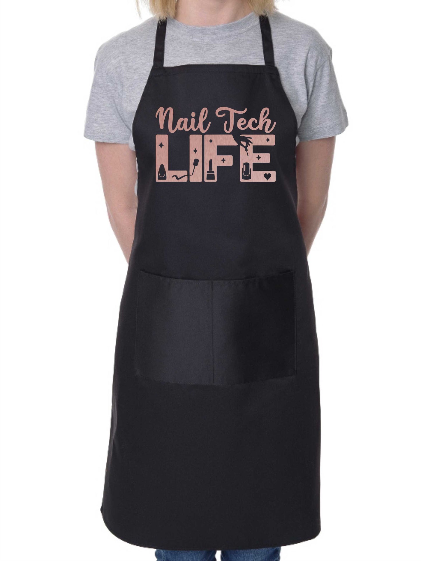 Apron Nail Tech Life Nail Salon Nail Technician Beauty  Salon Gift