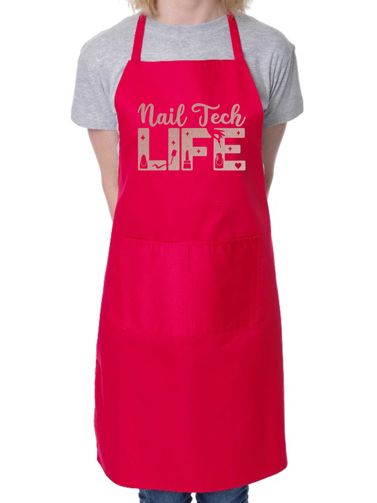 Apron Nail Tech Life Nail Salon Nail Technician Beauty  Salon Gift