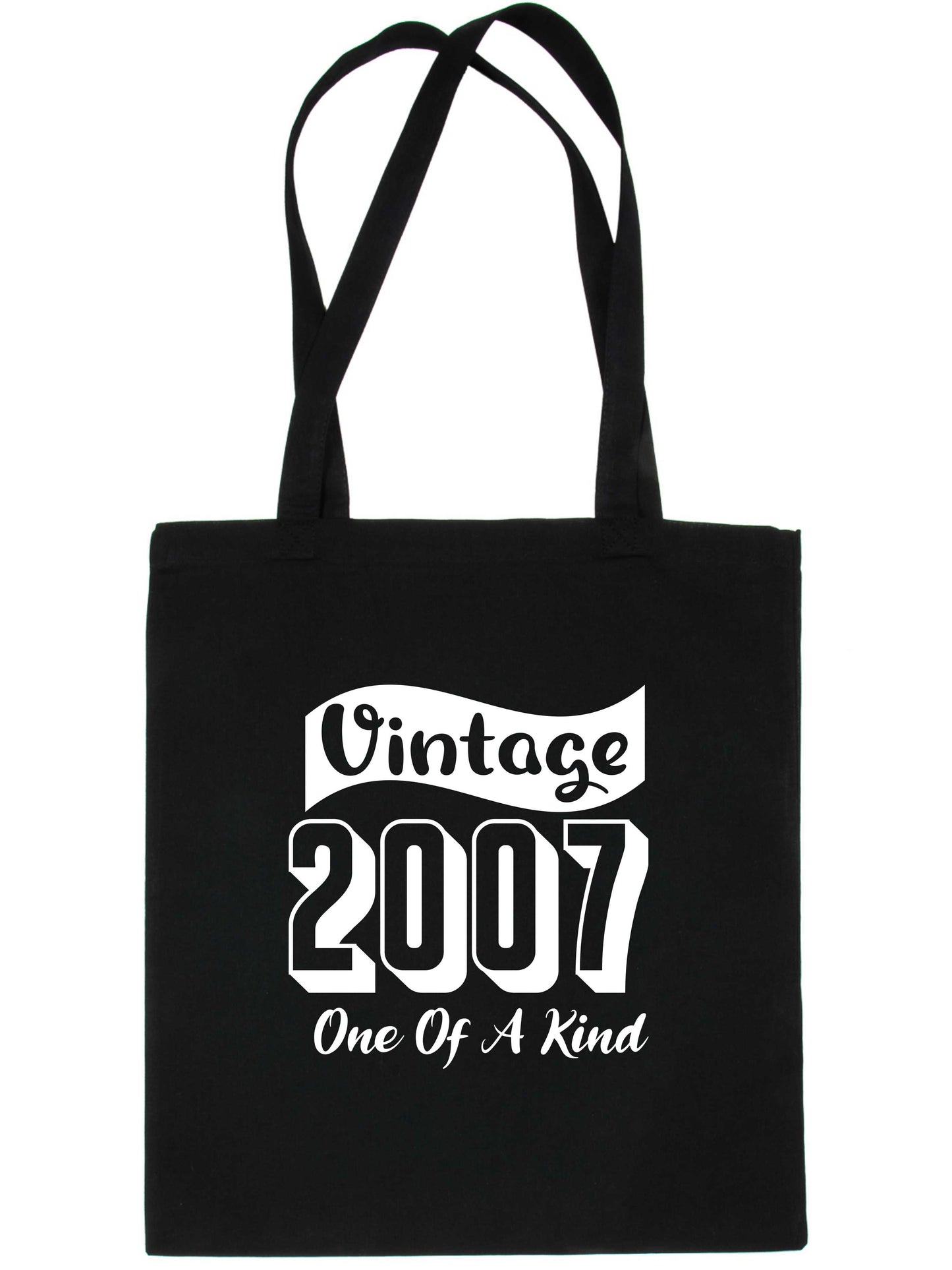 Print4U Born In 2007 18th Birthday Age 18 Funny Shopping Tote Bag