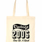 Born In 2006 18th Birthday Age 18 Funny Shopping Tote Bag