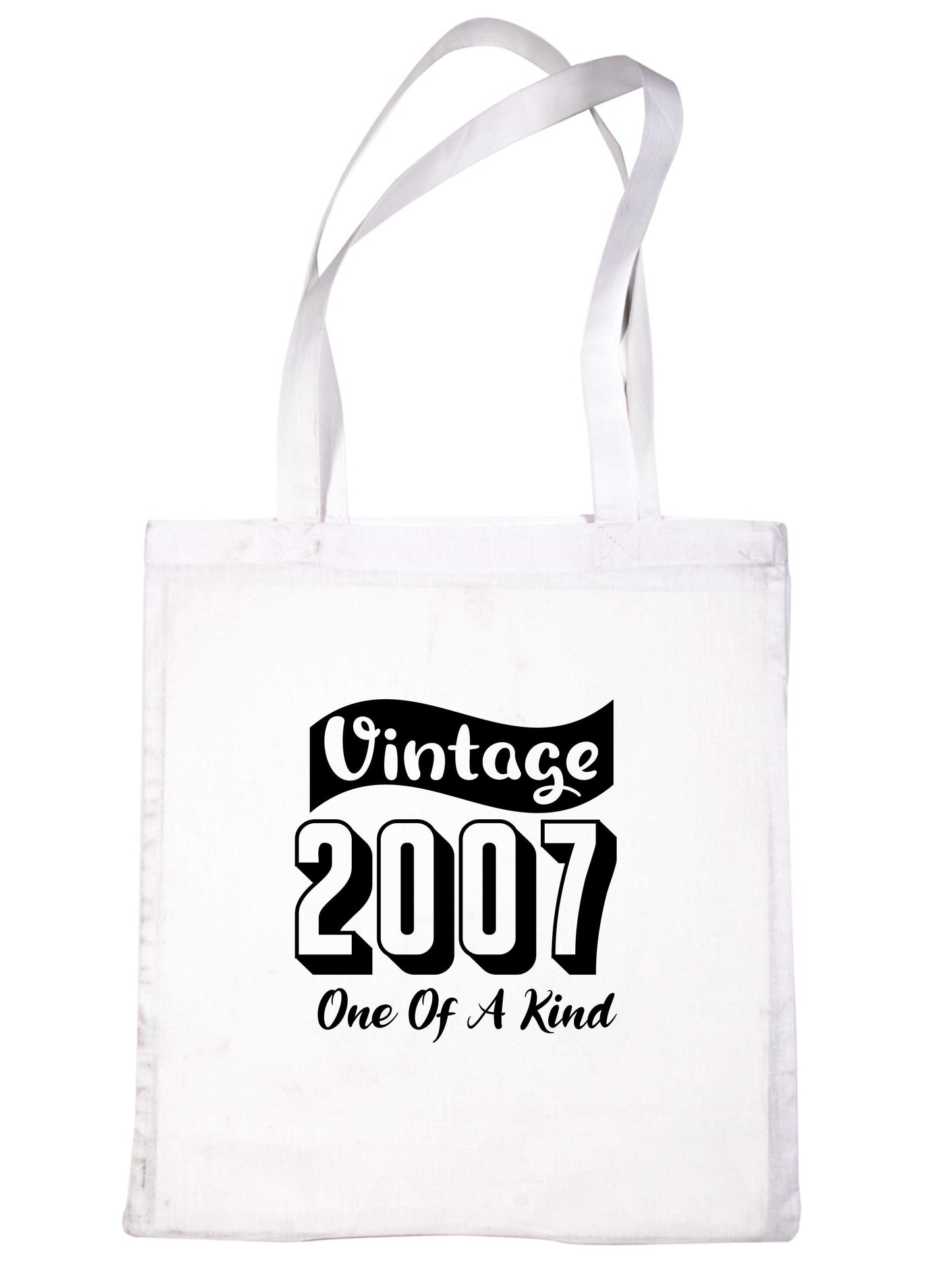 Print4U Born In 2007 18th Birthday Age 18 Funny Shopping Tote Bag