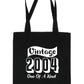 Print4U Born In 2004 21st Birthday Age 21 Re Usable Shopping Tote Bag