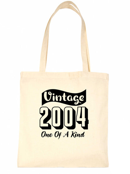 Print4U Born In 2004 21st Birthday Age 21 Re Usable Shopping Tote Bag