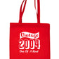 Print4U Born In 2004 21st Birthday Age 21 Re Usable Shopping Tote Bag