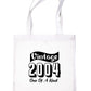 Print4U Born In 2004 21st Birthday Age 21 Re Usable Shopping Tote Bag