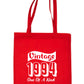 Born In 1994 30th Birthday Age 30 Funny Re Usuable Shopping Tote Bag