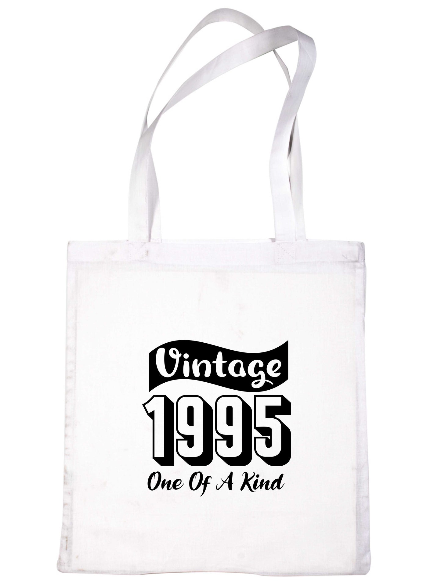 Print4U Born In 1995 30th Birthday Age 30 Re Usable Shopping Tote Bag