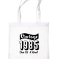 Print4U Born In 1985 40th Birthday Age 40 Re Usable Shopping Tote Bag