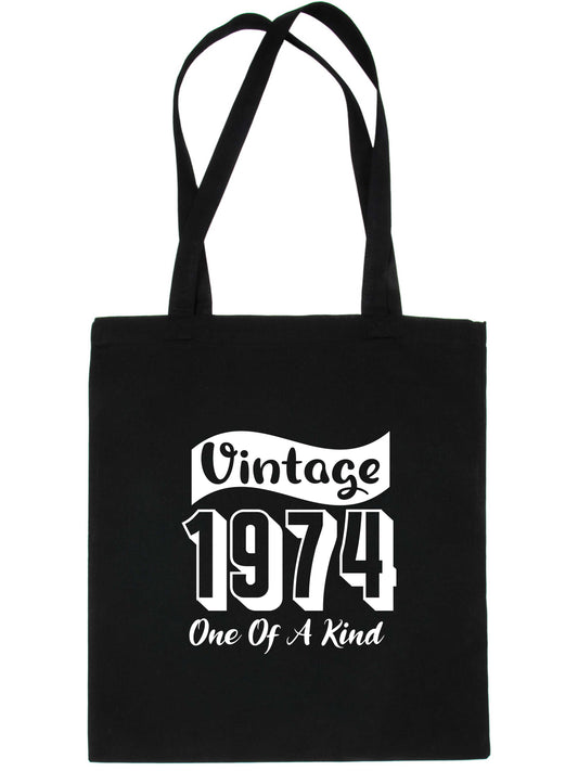 Born In 1974 50th Birthday Age 50 Funny Re Usuable Shopping Tote Bag