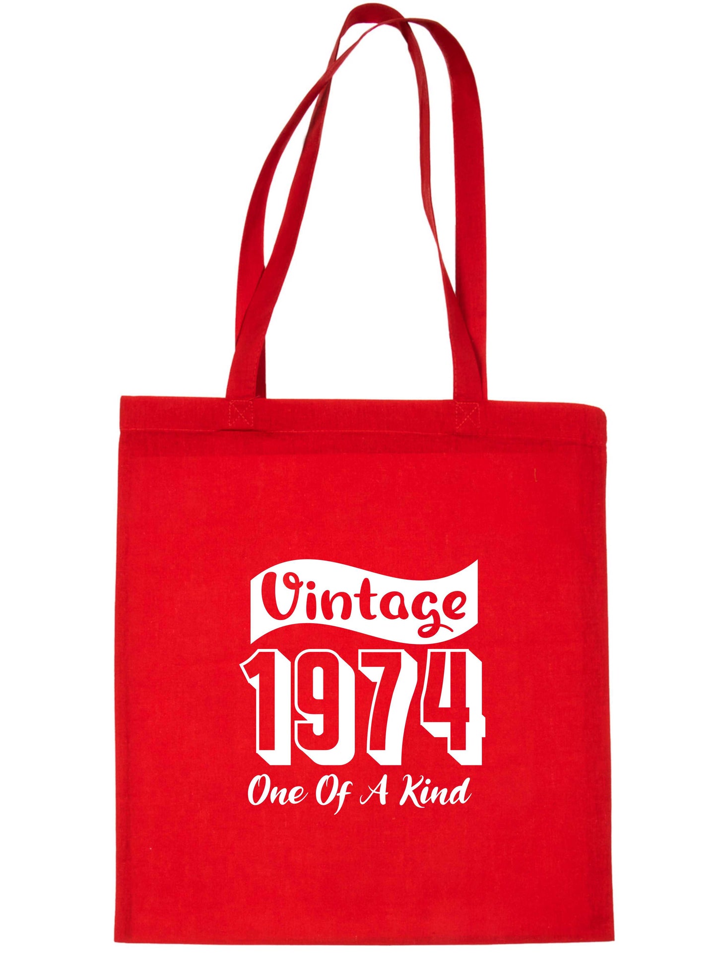 Born In 1974 50th Birthday Age 50 Funny Re Usuable Shopping Tote Bag