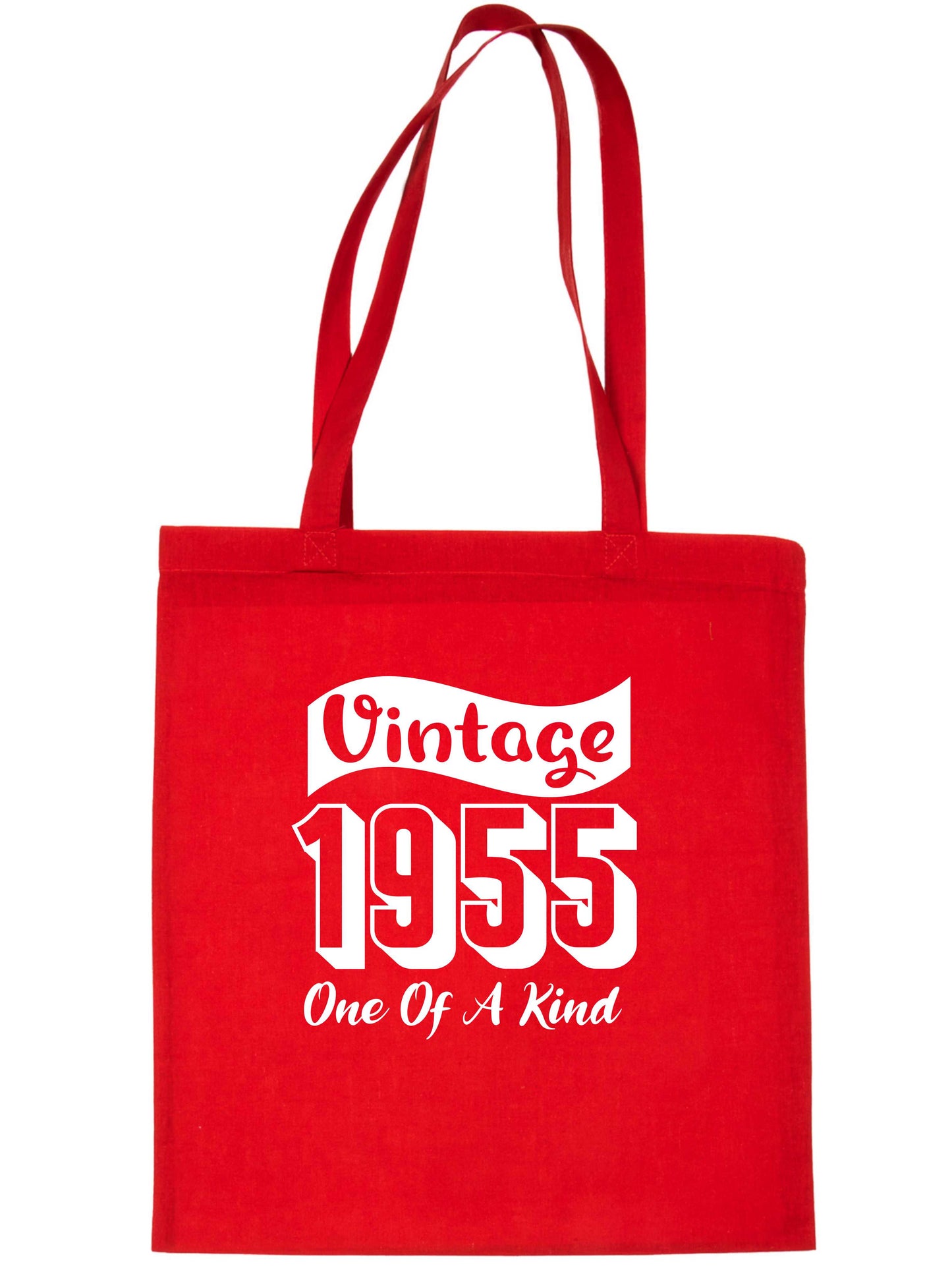 Print4U Born In 1955 70th Birthday Age 70 Re Usable Shopping Tote Bag