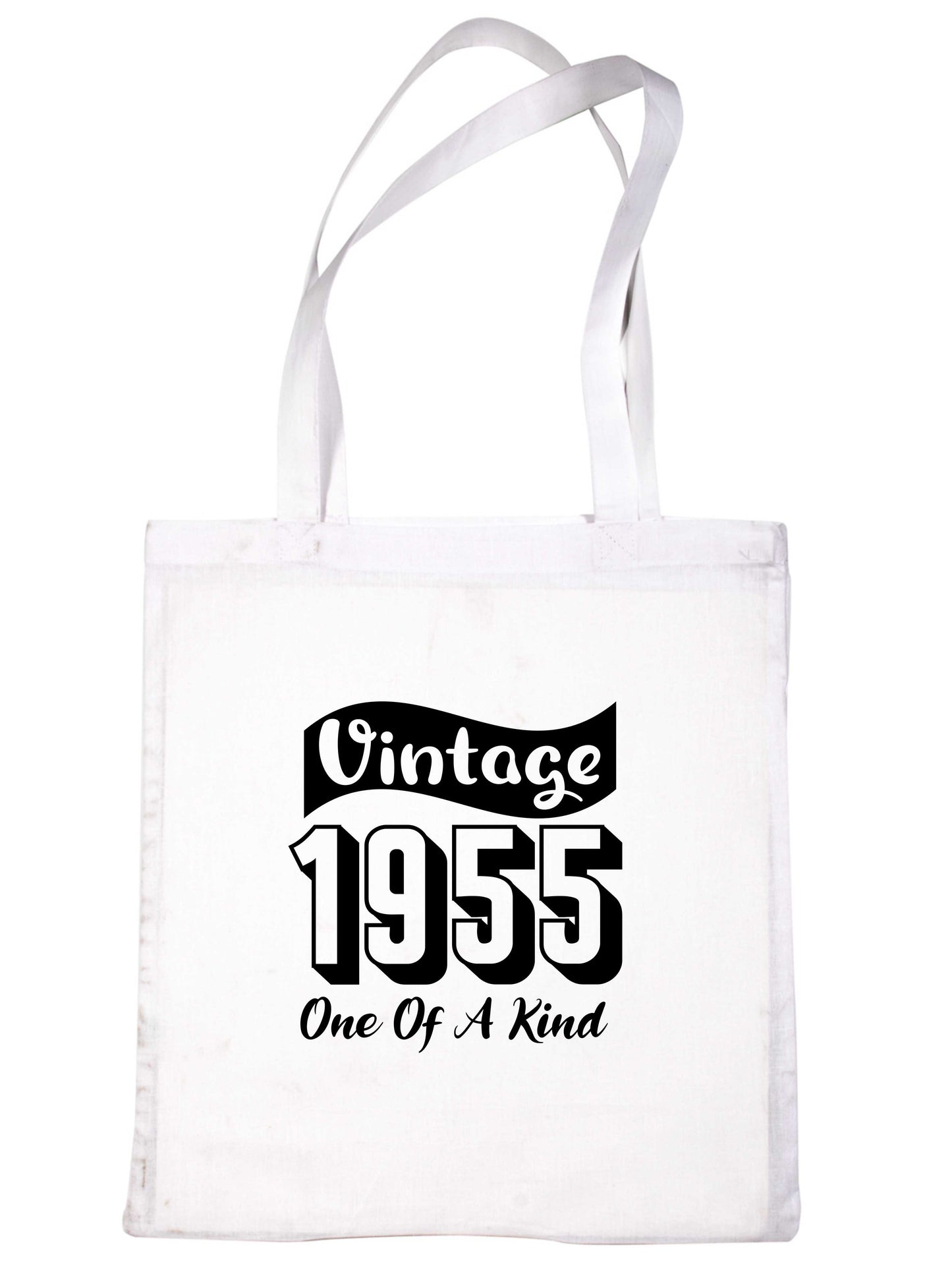 Print4U Born In 1955 70th Birthday Age 70 Re Usable Shopping Tote Bag