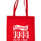Born In 1944 80th Birthday Age 80 Funny Re Usuable Shopping Tote Bag