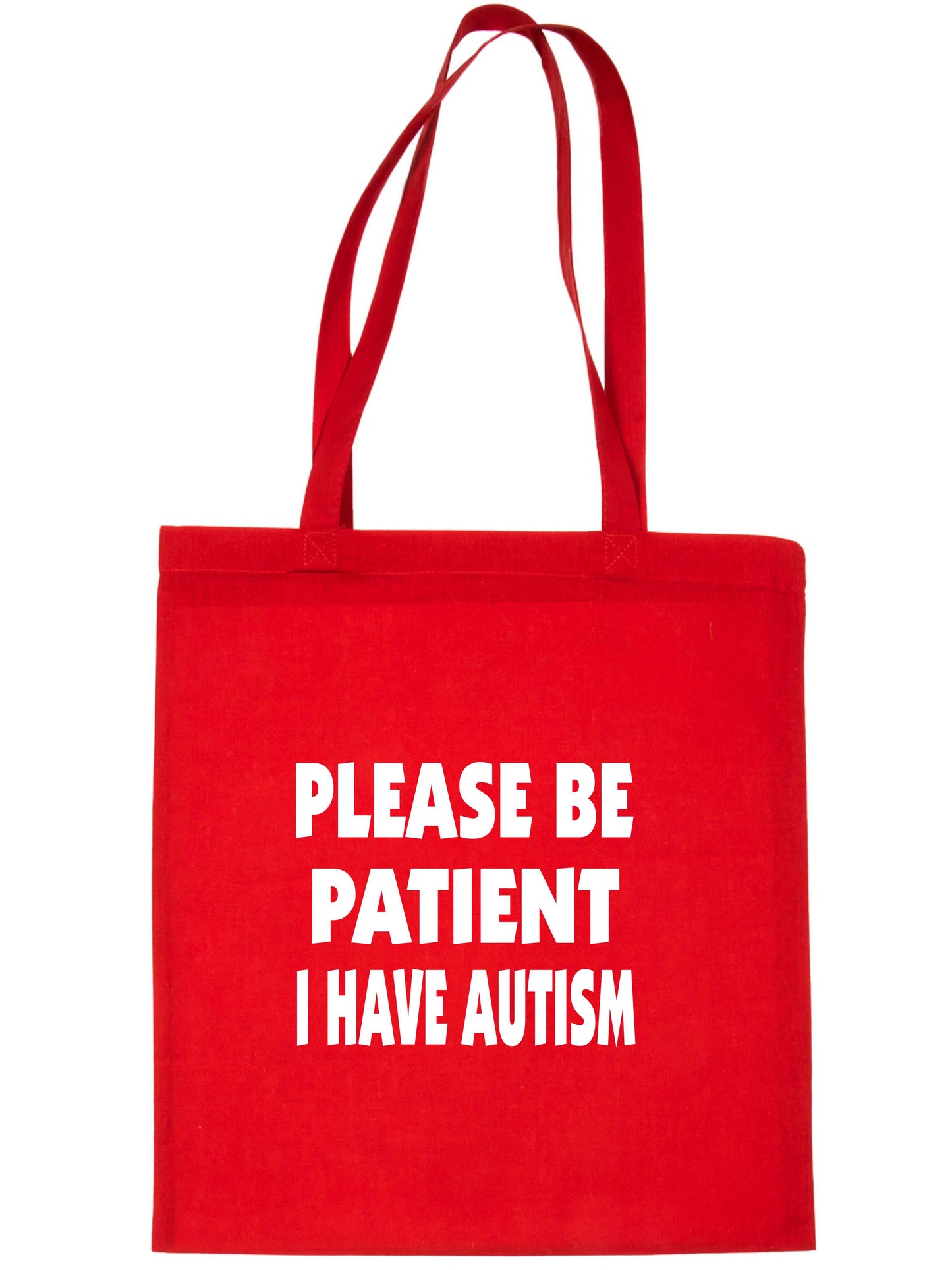 Be Patient I Have Autism Tote Bag Mental Health Awareness Ladies Shopper