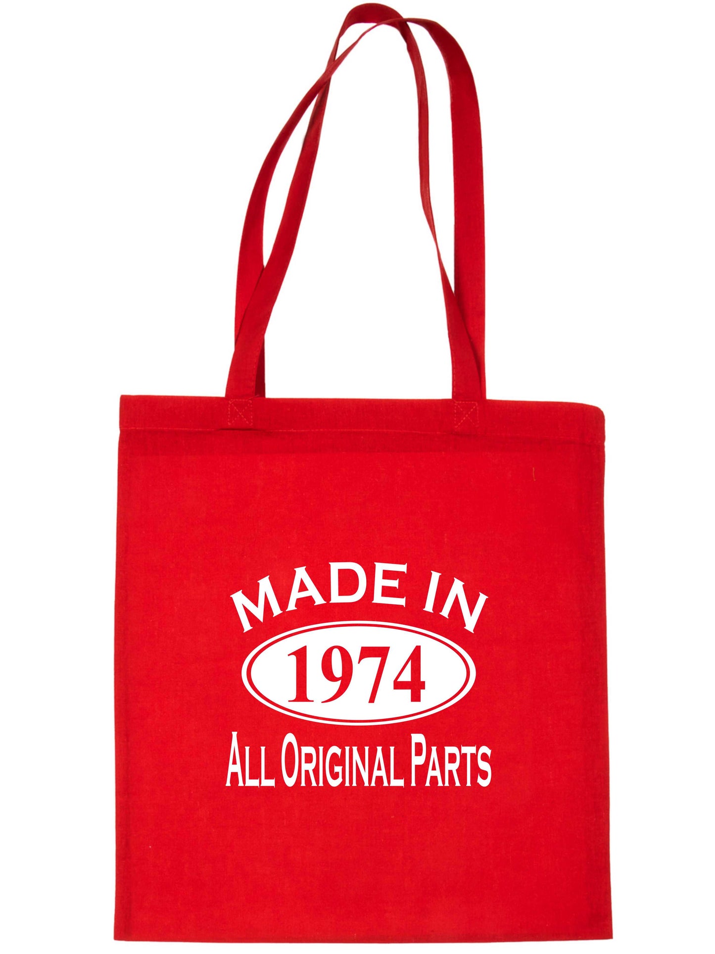 Print4u Shopping Tote Bag For Life Made In 1974 50th Birthday