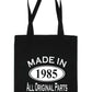 Print4u Shopping Tote Bag For Life Made In 1985 40th Birthday