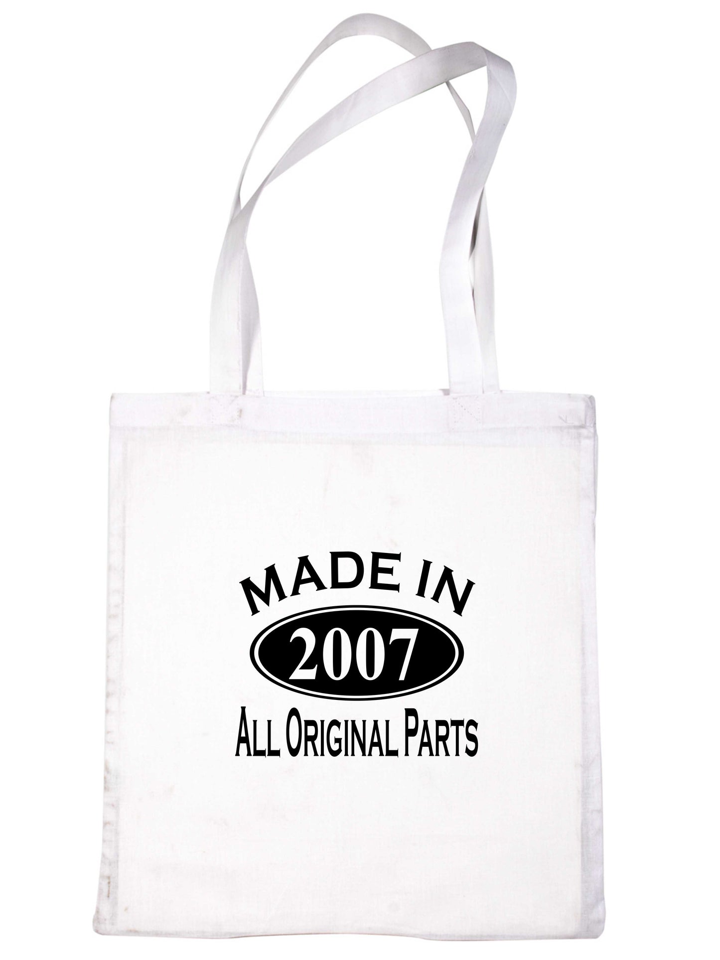 Print4u Shopping Tote Bag For Life Made In 2007 18th Birthday