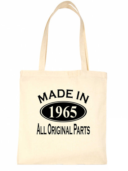 Print4u Shopping Tote Bag For Life Made In 1965 60th Birthday