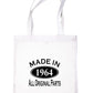 Print4u Shopping Tote Bag For Life Made In 1964 60th Birthday