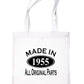 Print4u Shopping Tote Bag For Life Made In 1955 70th Birthday