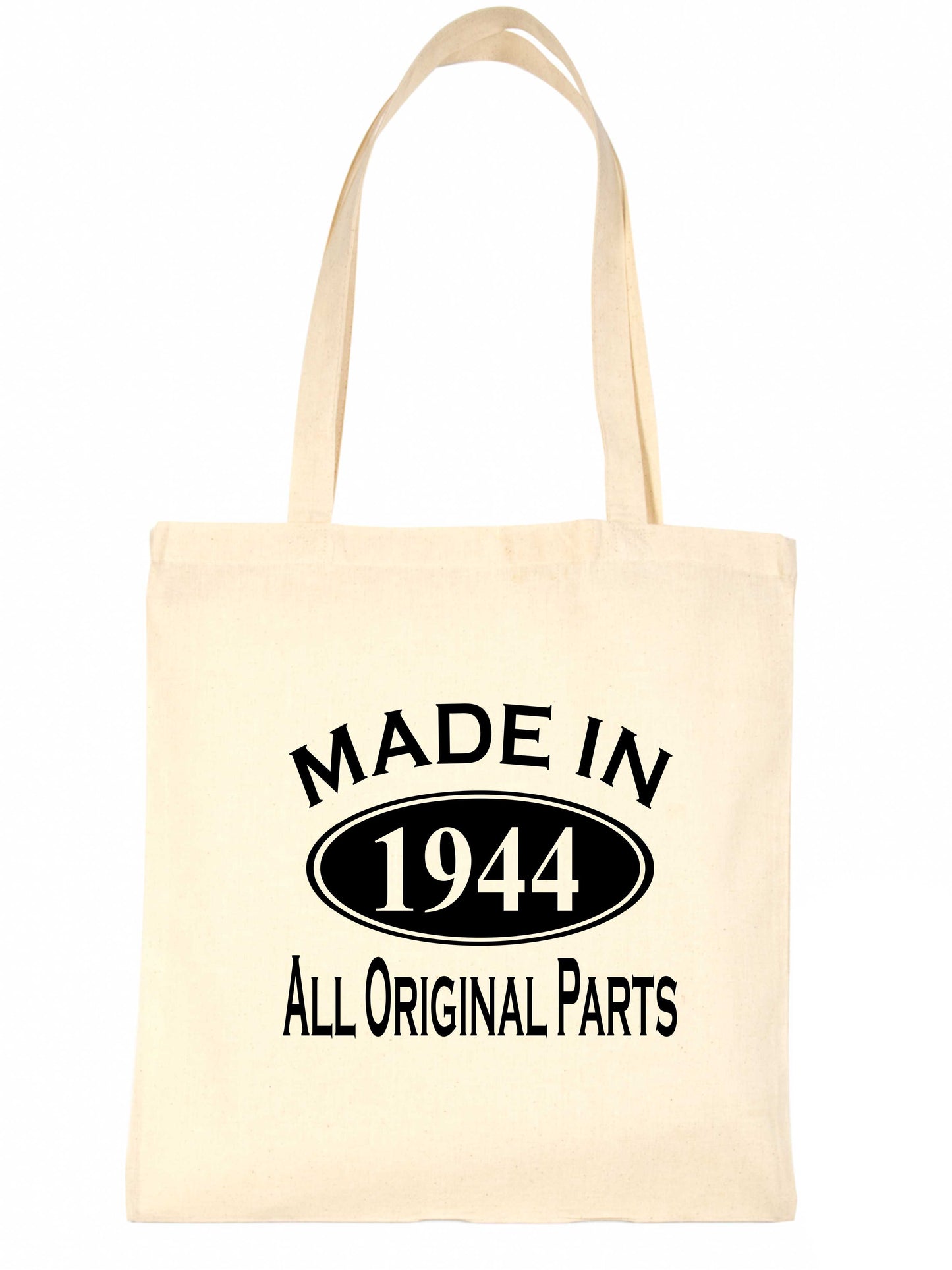Print4u Shopping Tote Bag For Life Made In 1944 80th Birthday