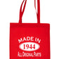 Print4u Shopping Tote Bag For Life Made In 1944 80th Birthday