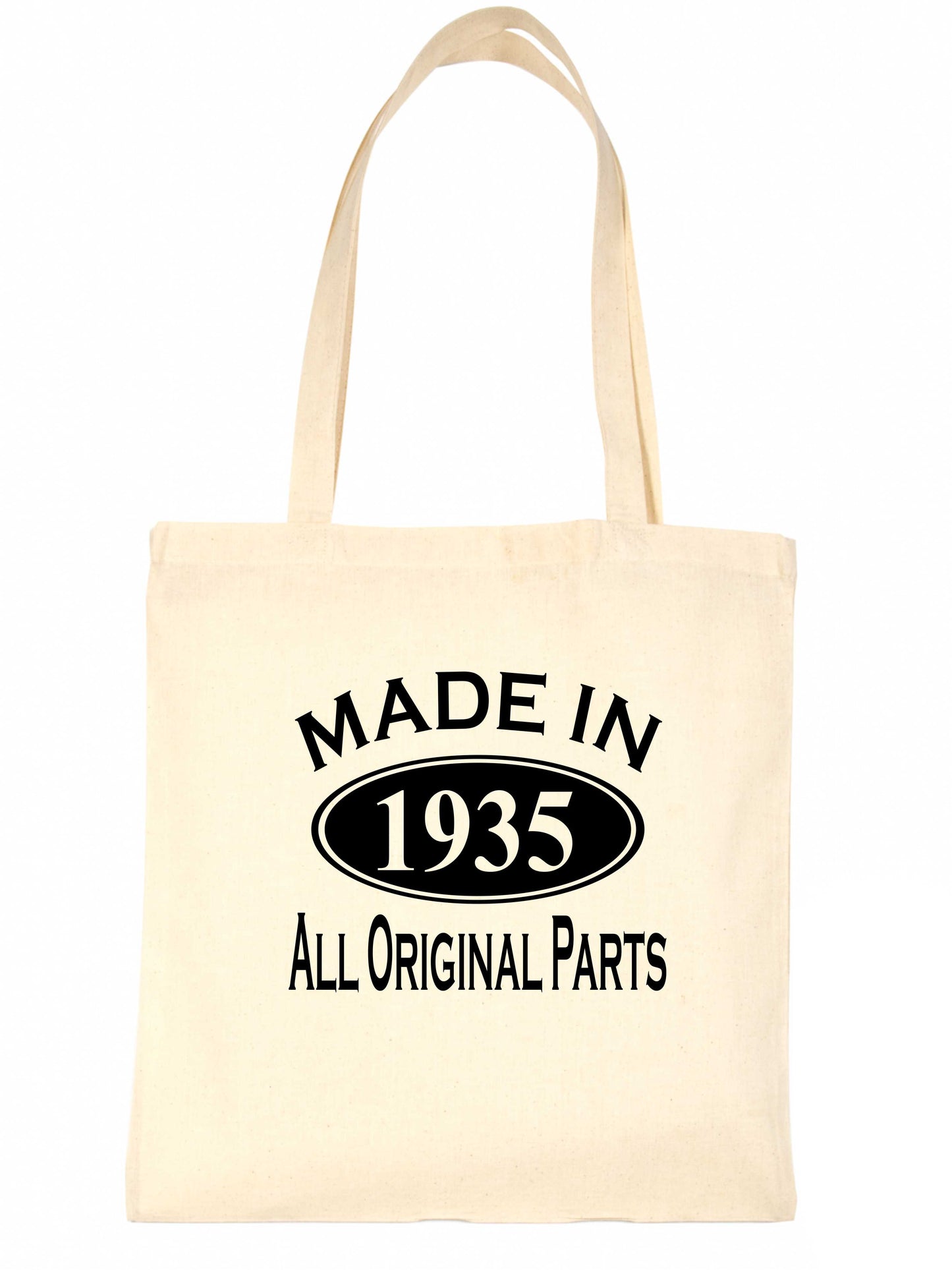 Print4u Shopping Tote Bag For Life Made In 1935 90th Birthday