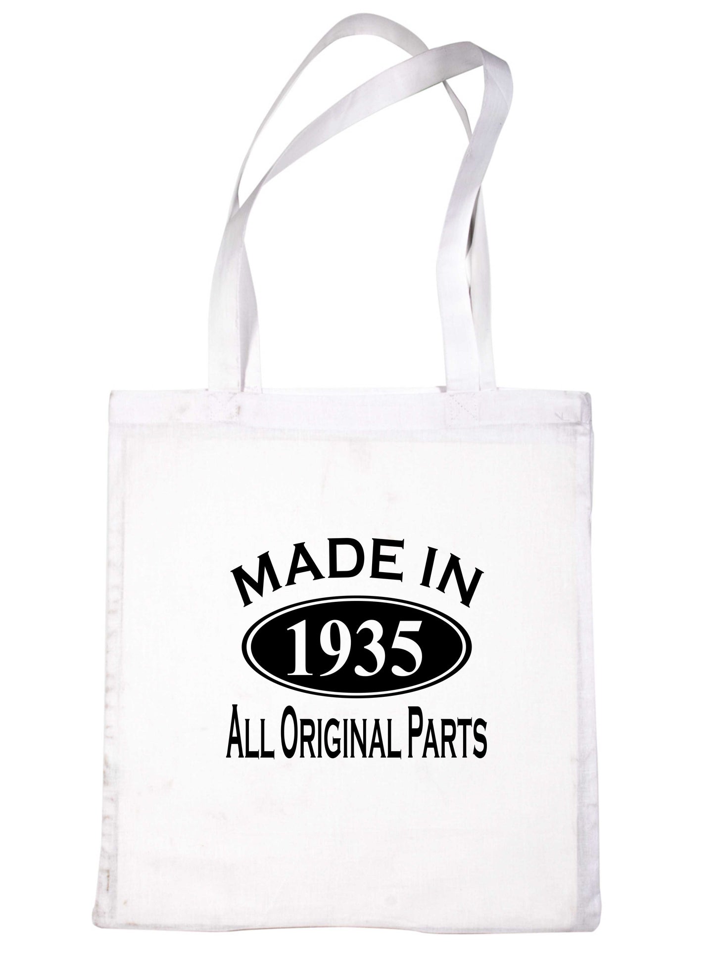 Print4u Shopping Tote Bag For Life Made In 1935 90th Birthday