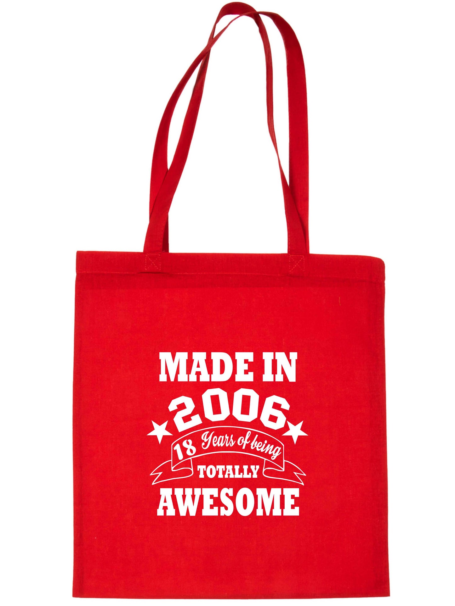 Print4u Made In 2006 18th Birthday Shopping Reusable Tote Bag For Life