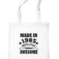 Print4u Shopping Tote Bag For Life Born In 1985 40th Birthday