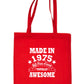 Print4U Shopping Tote Bag For Life Born in 1975 50th Birthday