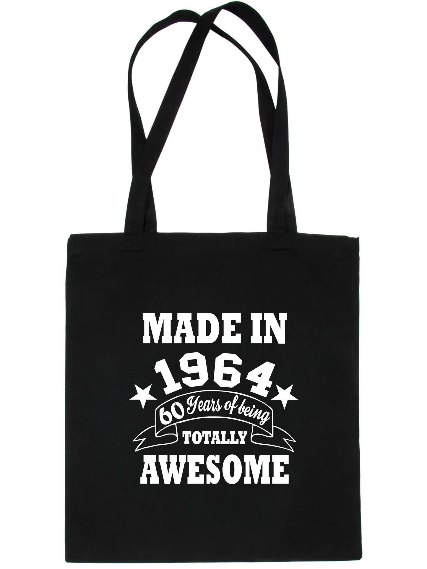 Made In 1964 Tote Bag 60th Birthday Shopping Tote Reusable Bag For Life