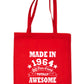 Made In 1964 Tote Bag 60th Birthday Shopping Tote Reusable Bag For Life