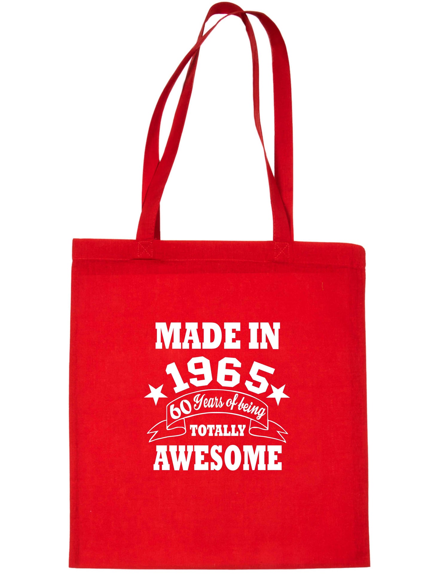 Print4u Shopping Tote Bag For Life Born In 1965 60th Birthday