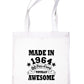 Made In 1964 Tote Bag 60th Birthday Shopping Tote Reusable Bag For Life