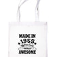 Print4u Shopping Tote Bag For Life Born In 1955 70th Birthday