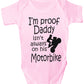 Proof Daddy Isn't Always On Motorbike Funny Babygrow Vest Baby Romper Bodysuit