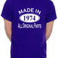 Made in 1974 50th Birthday T-Shirt Age 50