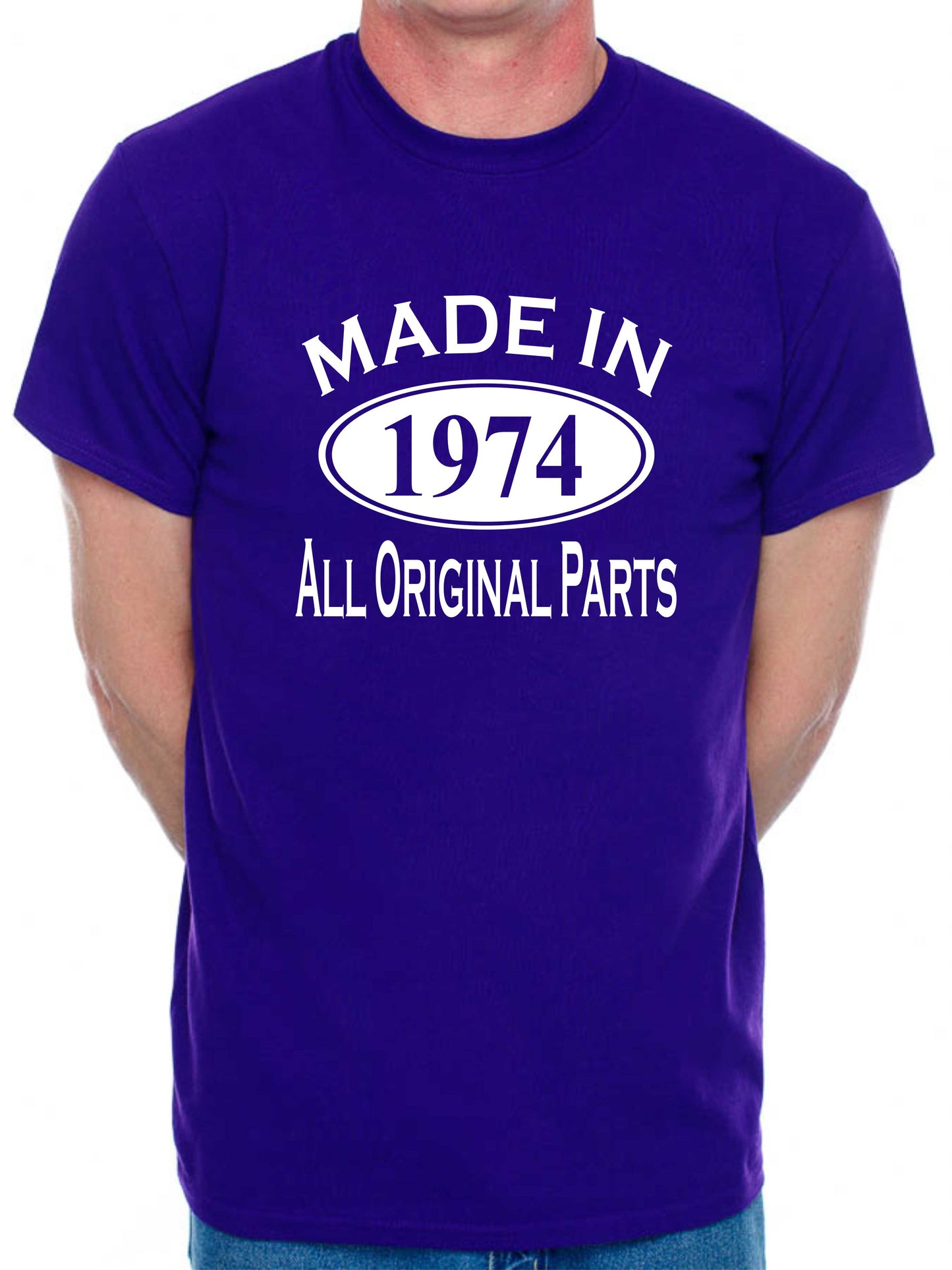 Made in 1974 50th Birthday T-Shirt Age 50