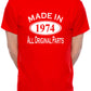 Made in 1974 50th Birthday T-Shirt Age 50