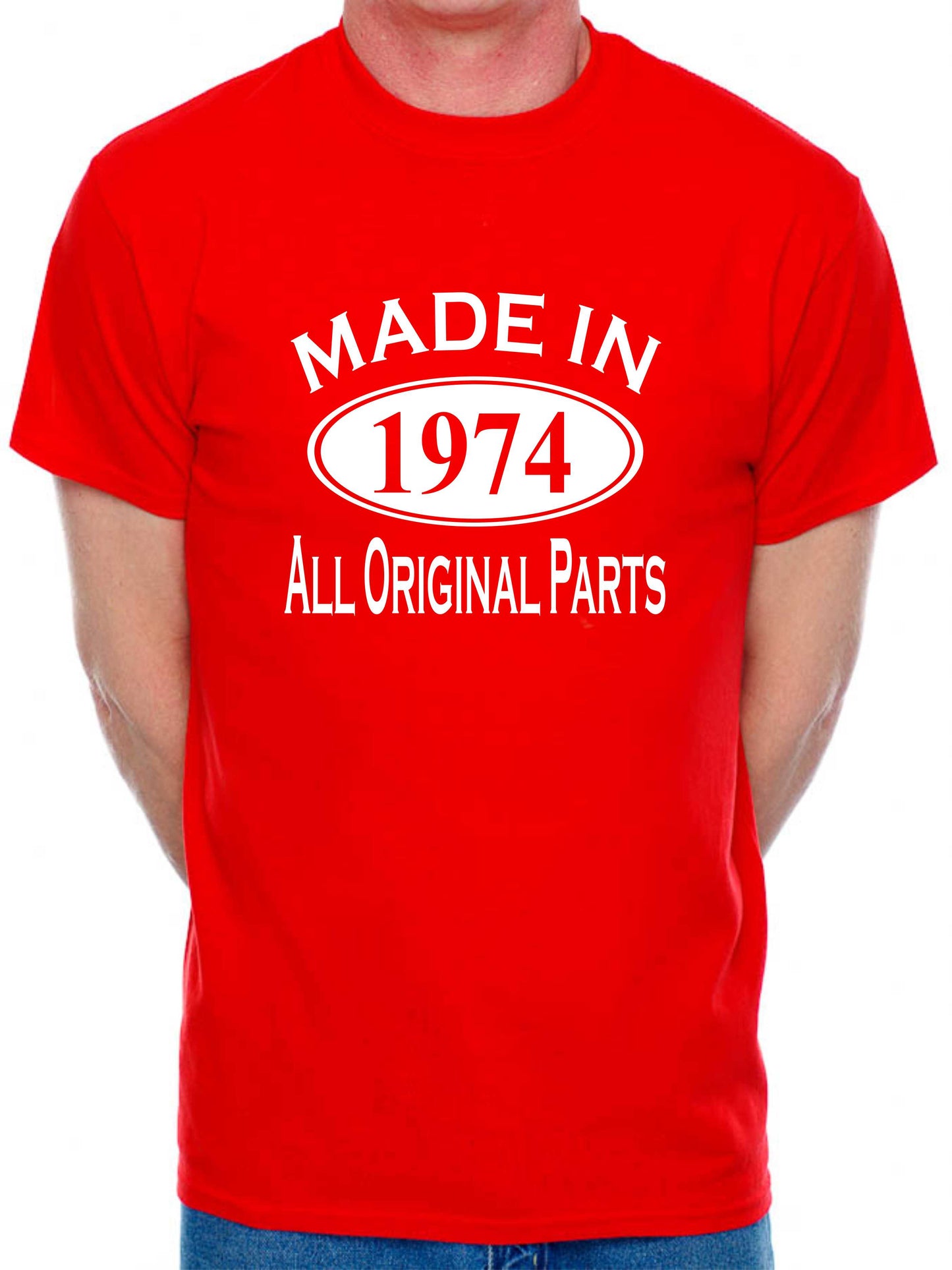 Made in 1974 50th Birthday T-Shirt Age 50