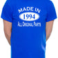 Made in 1994 30th Men's Birthday T-Shirt Age 30