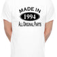 Made in 1994 30th Men's Birthday T-Shirt Age 30