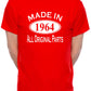 Made in 1964 60th Men's Birthday T-Shirt Age 60