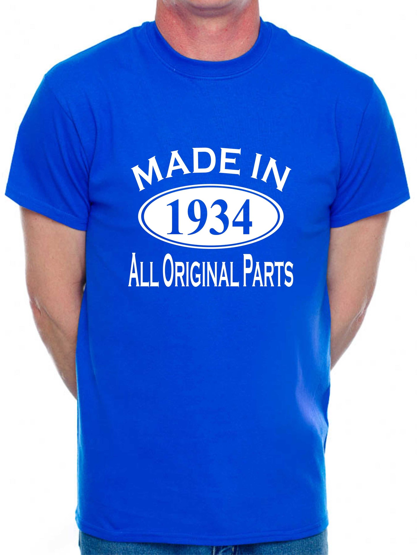 Made in 1934 90th Men's Birthday T-Shirt Age 90