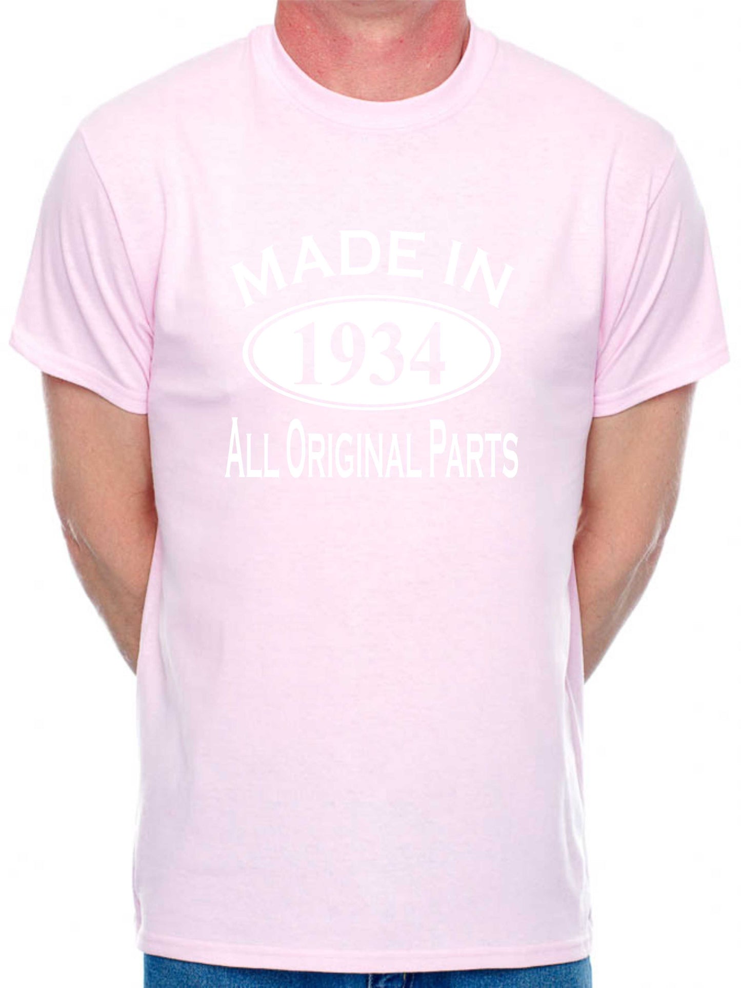 Made in 1934 90th Men's Birthday T-Shirt Age 90