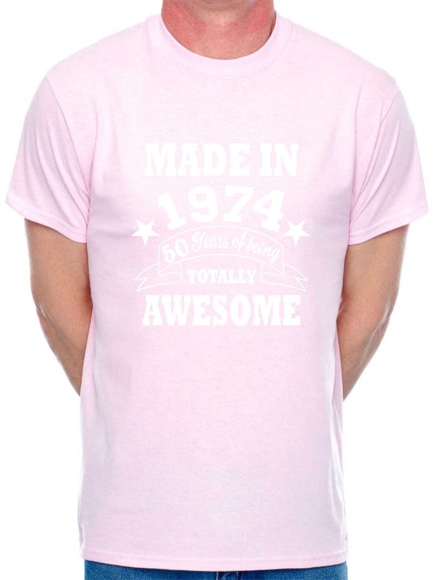 Made in 1974 50 Years of Being Awesome Men's T-Shirt 50th Birthday