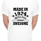 Made in 1974 50 Years of Being Awesome Men's T-Shirt 50th Birthday