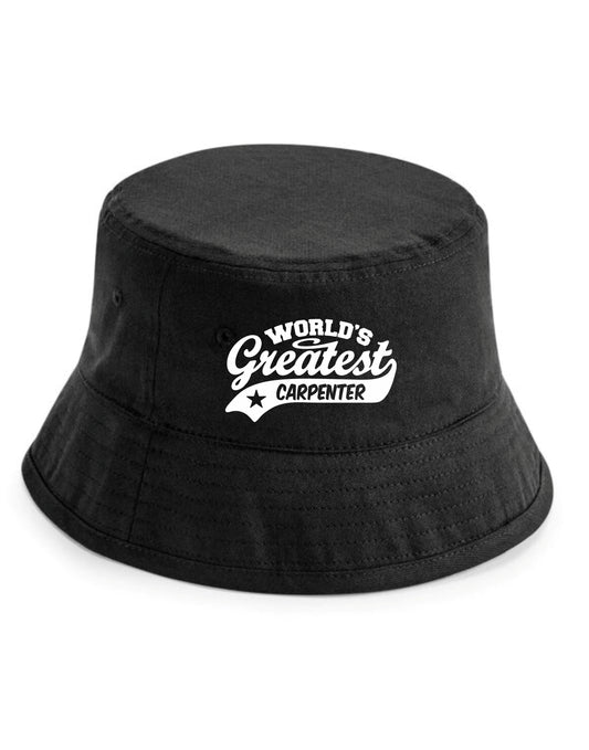 Bucket Hat Greatest Carpenter Birthday Gift For Her Gift for Him Handyman