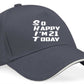 Baseball Cap Funny 21st Birthday Gift For Men & Ladies 21 Year Old Present